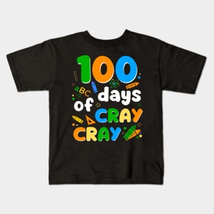 100 Days of Cray Pencils Cray Kids T-Shirt